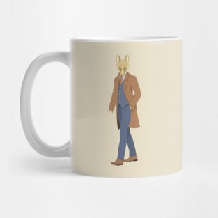 maned wolf detective Mug